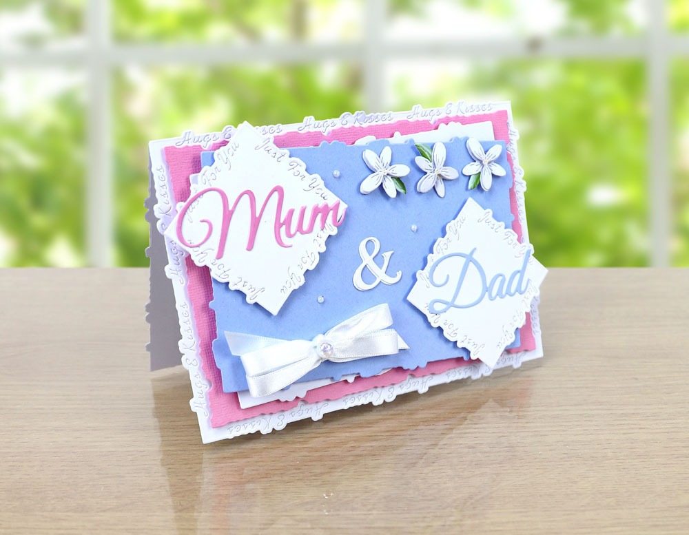 Tattered Lace 'Dad' 3D Decoupage Craft Cutting Die 477263 FREE UK P&P 